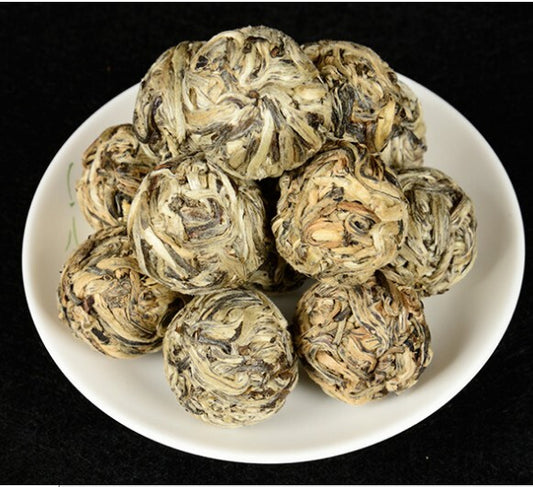 D BaiHao Ball Shaped tea Bai Hao Yin Zhen Handmade Silver Needle Pearl White Tea
