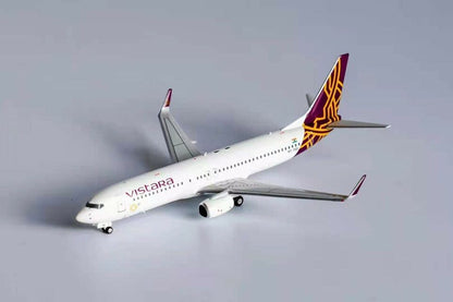 1:400 NG Model Vistara BOEING 737-800 Passenger Airplane Diecast Aircraft Model