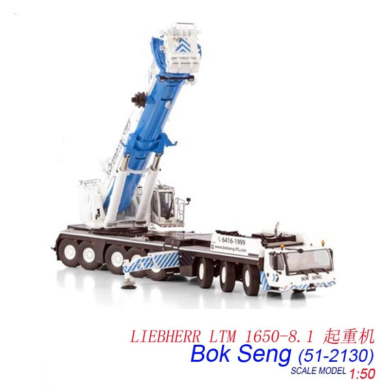 1:50 WSI LIEBHERR LTM1650-8.1 Crane Bok Seng Construction Machine Diecast Model