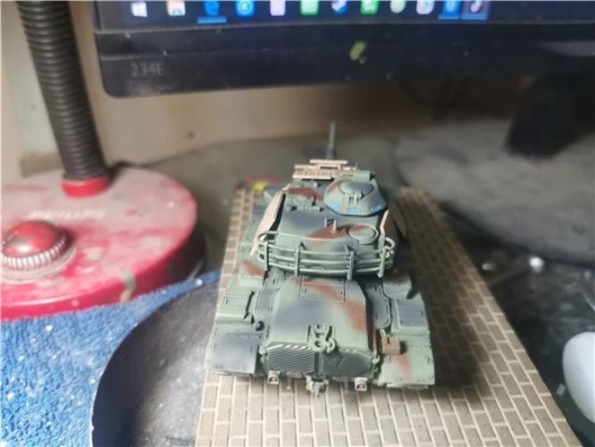 Homemade 1 /72 U.S. M60A1 Main Battle Tank Model Finished Ornament Static