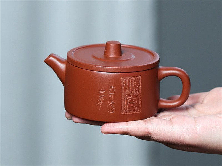 Original Yixing Zisha Teapot Dahongpao Clay Tea Pot Marked Handmade Pot 150ml
