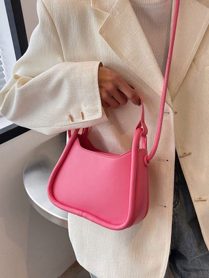 2022 Small Women's Handbag Pu Leather Shoulder Crossbody Bags Totes