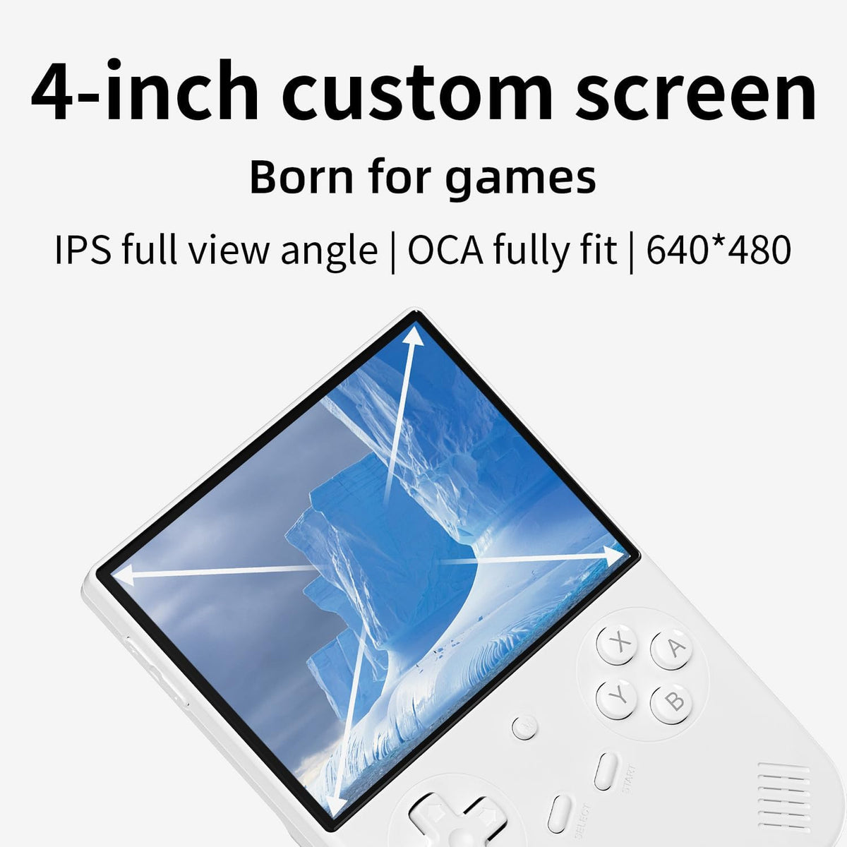 RG40XXV Handheld Game Console 4.0" IPS Screen, 64GB -256GB TF Card