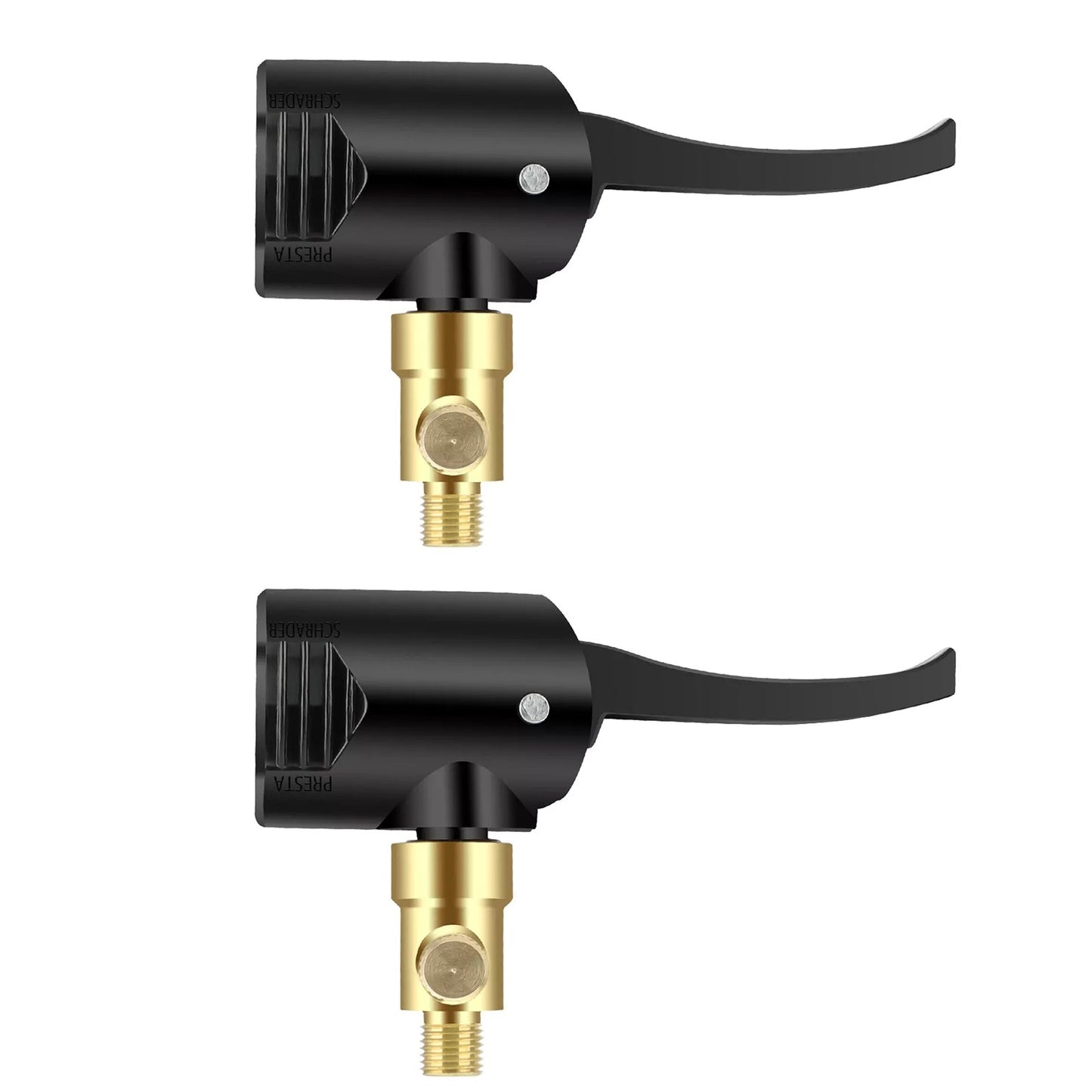 2PCS/Set 2-in-1 7.8mm Male Thread Deflateable Air Chuck Car Accessories Tool