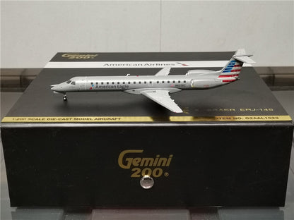1:200 Geminijets American Airlines EMBRAER ERJ-145 Plane Diecast Aircraft Model
