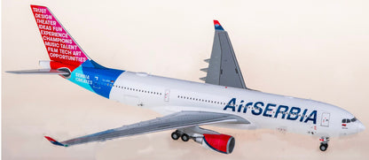 1:200 JC Wings Air Serbia Airbus A330-200 Passenger Plane Diecast Aircraft Model