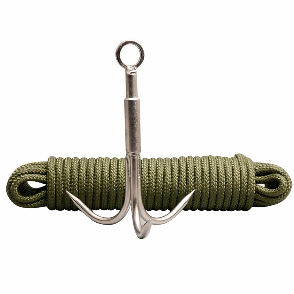 Climbing Claw Stainless Steel Hook Hiking Outdoor Mountaineering Grappling Tools
