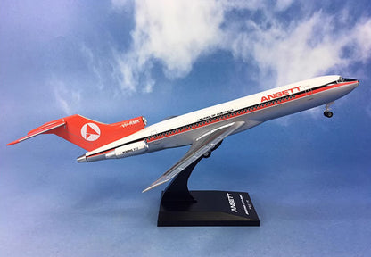 33CM 1:150 Risesoon ANSETT BOEING 727-200 Airplane ABS Plastic Aircraft Model