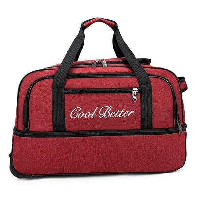 Travel Trolley BagTravel Bag Men Luggage Backpack Outdoors Trip