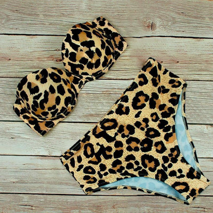 Women Swimsuit Sexy High Waist Bikini Swimwear Bikini Set Push Up Bathing Suit