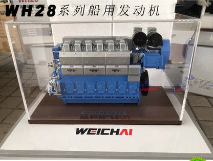 1:20 WEICHAI WH28 Marine Engine Large-Scale Engine Generator Diecast Model