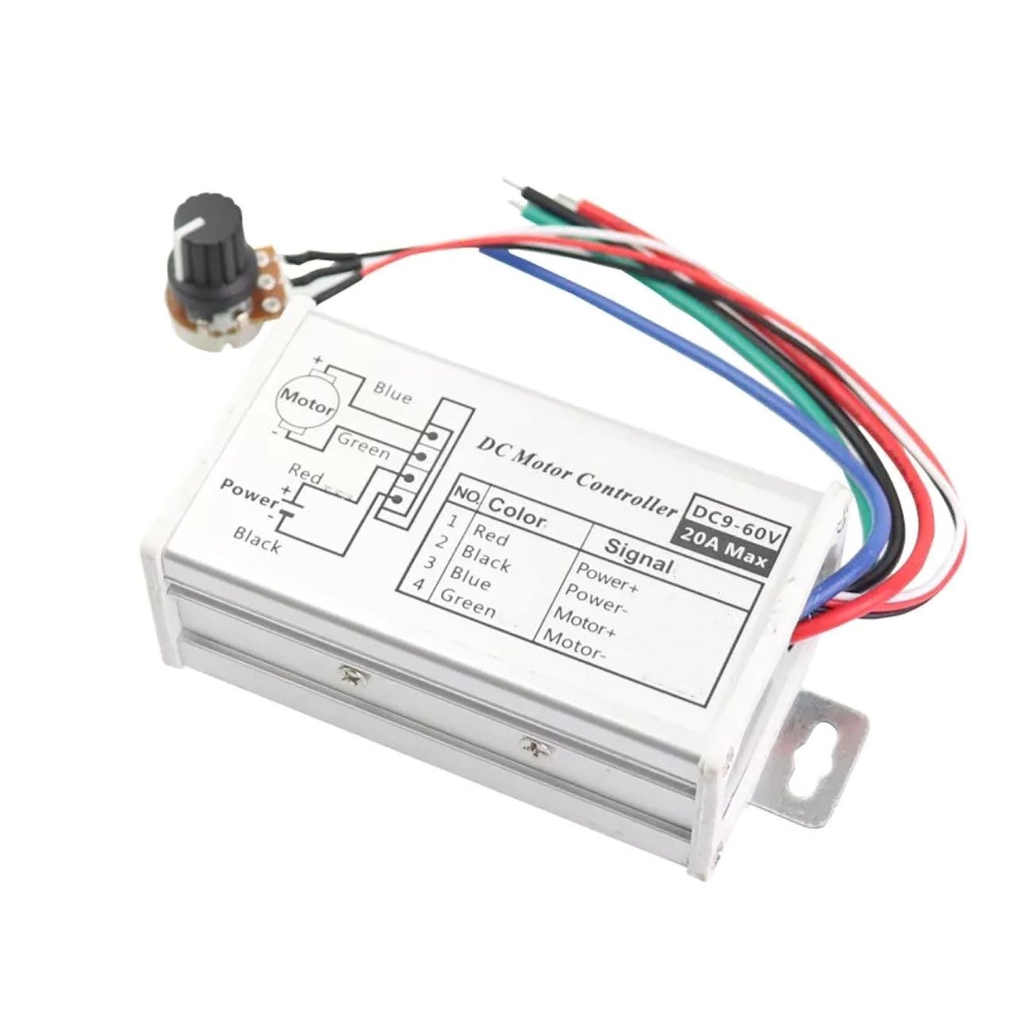1 pcs Duty Cycle Adjustable: 5%-100% 25kHz PWM DC Motor Speed Controller