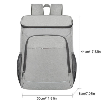 18/24l Thermal Cooler Backpack Large Capacity Camping Cooler Bag Waterproof Kit