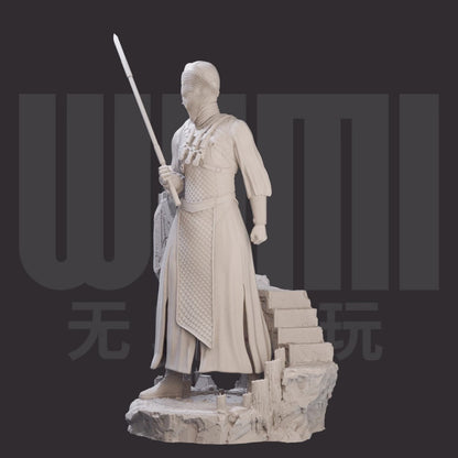 1/24 resin figure model kit Nun warrior Unassembled unpainted