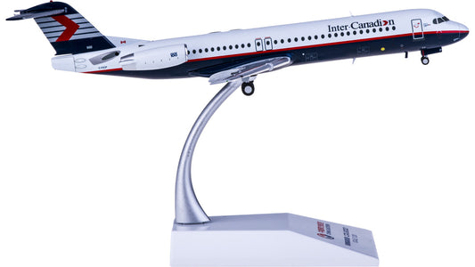 1:200 JC Wings Inter Canadian Fokker 100 Passenger Aircraft Diecast Plane Model