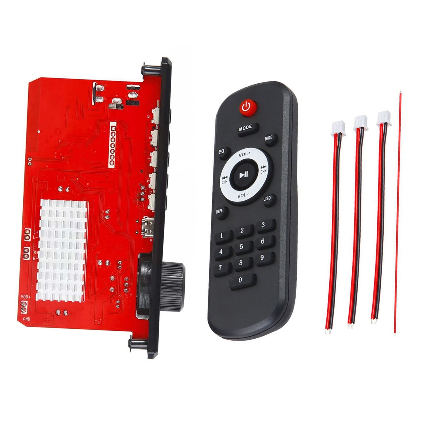 Multi-function MP3 Decoder Kit 160W Audio Amplifier Tool Bluetooth 5.0 DC12V