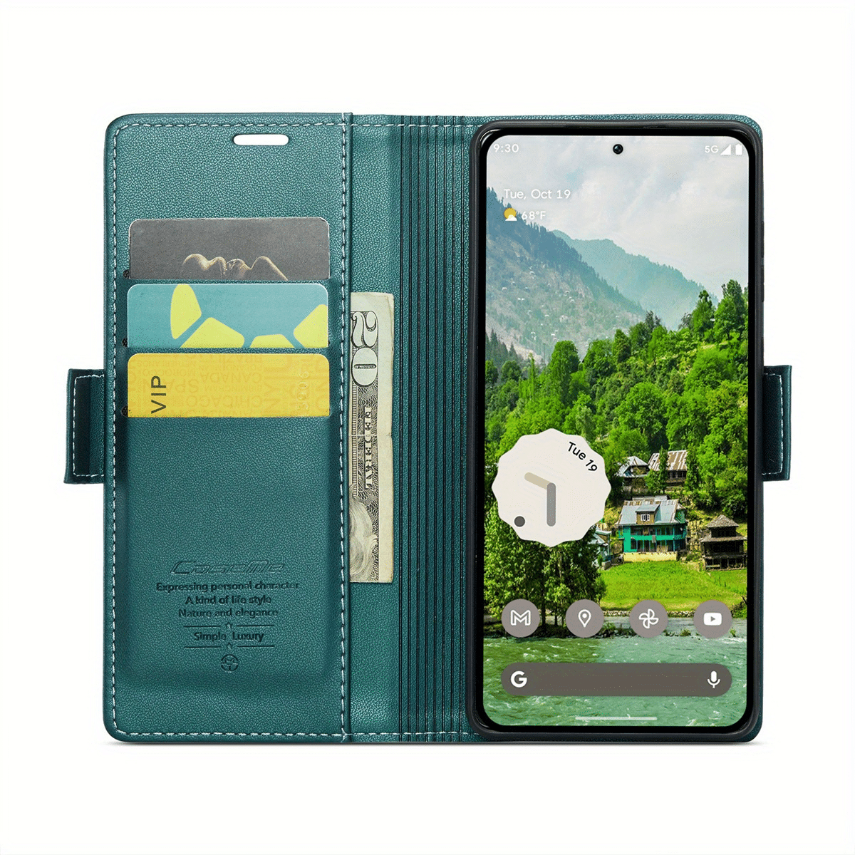 For Google Pixel 9 Pro XL 8Pro 7A 8A Wallet Case With Card Holder for Women Men