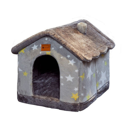 Sleep Kennel Pet Nest Warm Removable Cave Bed