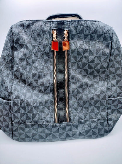 Makes Backpack for Women 2pc Fashion PU Leather Bag Design handbag purse