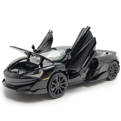 1/32 McLaren 600LT Model Car Diecast Toy Cars Boys Toys for Kids Gifts Black