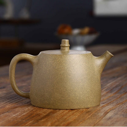 430ml Marked Tea Pot Real Yixing Zisha Qing Duan Clay Master Pot 9 Infuser Holes