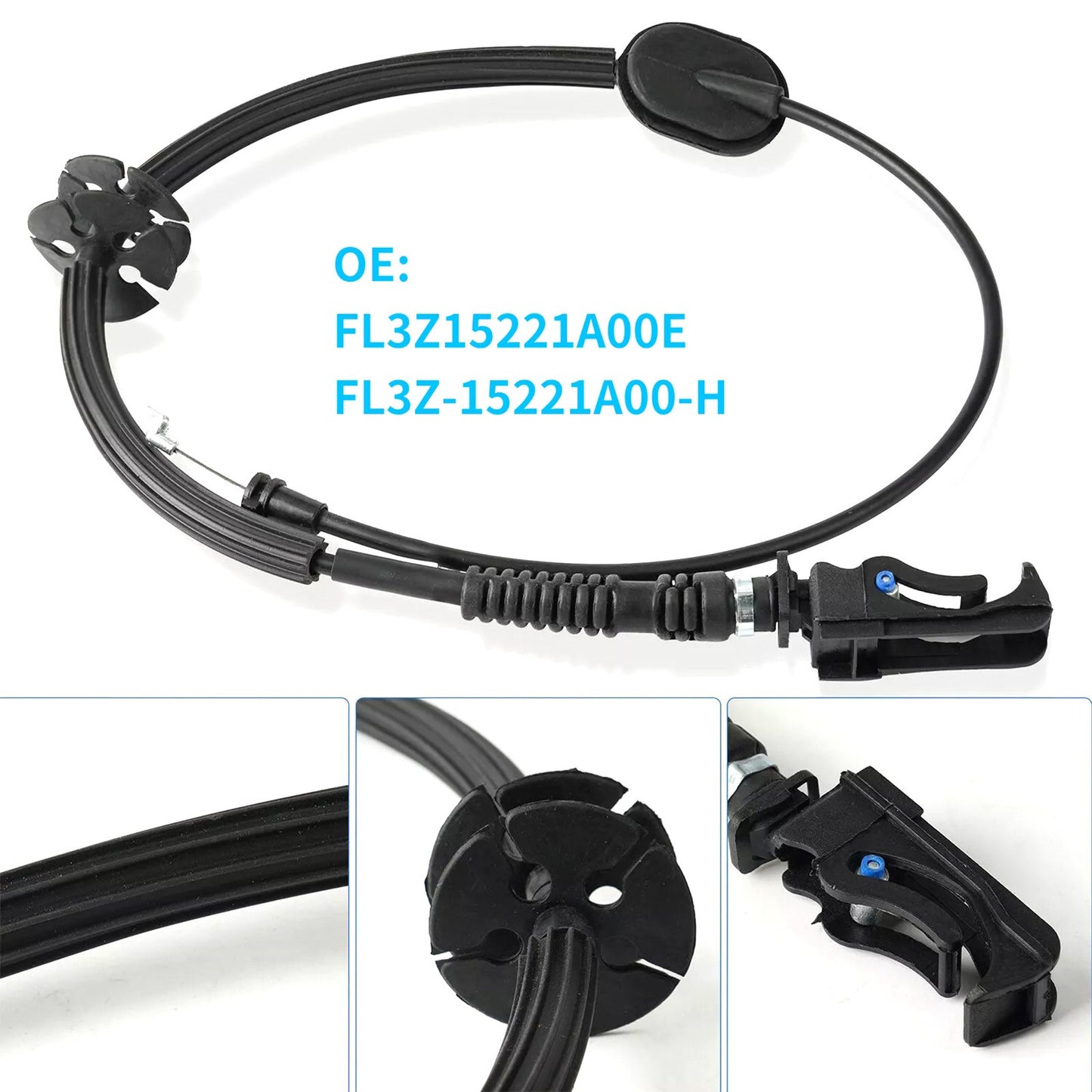 Front Door Latch Cable Left or Right Side For Ford F-150 2015-2020 Replace Parts