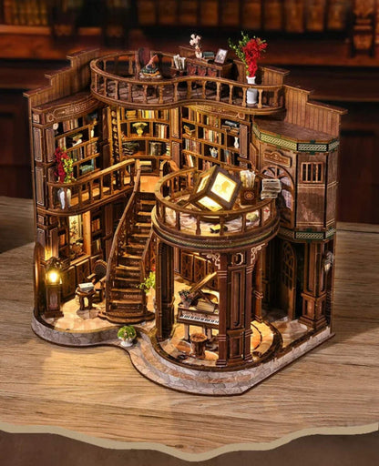 DIY Mini Book House Model Creative Home Decor