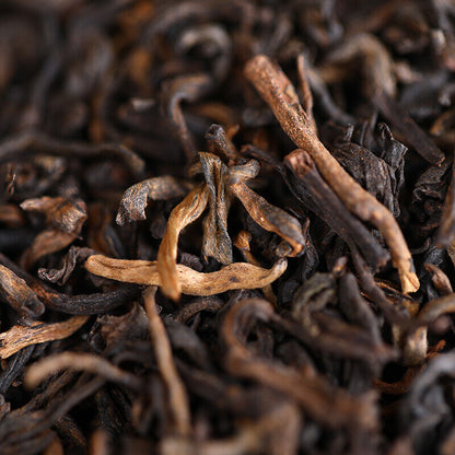 2021 Lao Tong Zhi Third Grade Ripe Puer Loose Tea Haiwan Shou Puerh Tea 500g