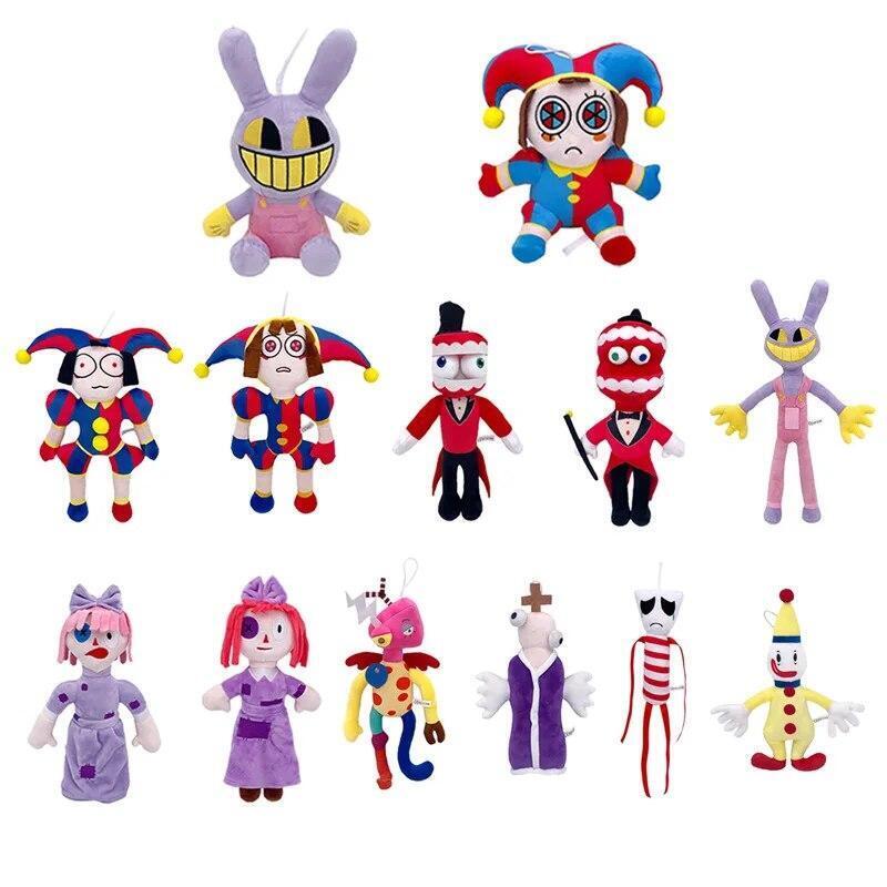 Digital Circus stuffed toys Pomni and Jax Plushies doll Christmas Birthday gift