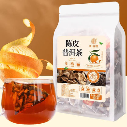 Chenpi Pu-erh Tea Tangerine Peel Pu 'er Tea Orange Citrus 200g (4g×50packets)