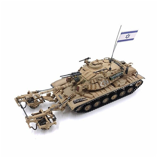 PMA 1/72 Magach 6B Minesweeper Tank Military Tank IDF M60A1 DieCast Model