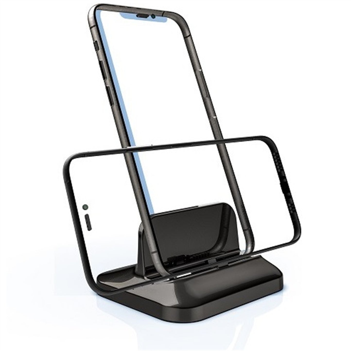 3 In 1 Usb Docking Station Desktop Stand Charging Converter For Mircro Phone