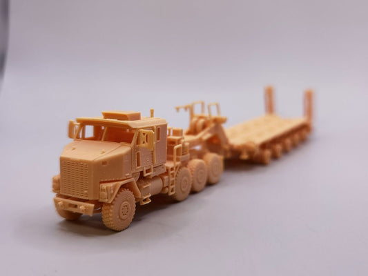 1/72/87/144 US Army M1070 Tank Trailer Unpainted Resin Model Kit 3D Printed