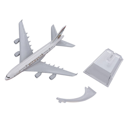 1:400 16cm A380 Etihad Airways Airplane Model Plane Alloy Aircraft Ornaments