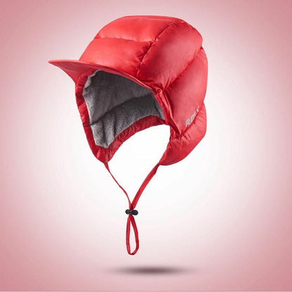 Warm Hat Ear Flaps Outdoor Sport Cap Winter Windproof Skiing Climbing Hiking Red