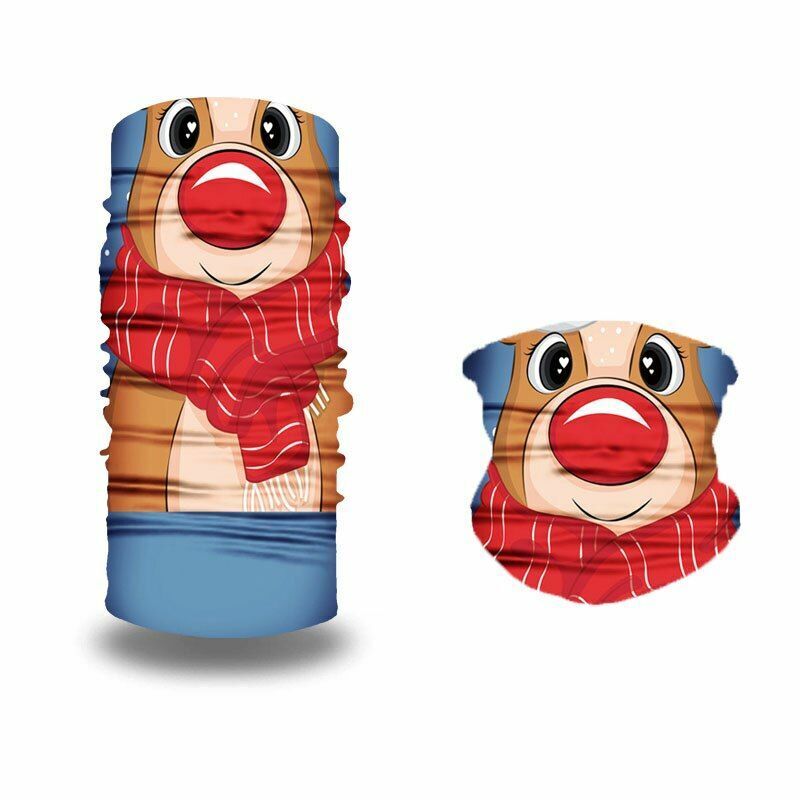 Unisex Printed Neck Gaiter Balaclava Bandana Multifunctional Outdoor Headwear