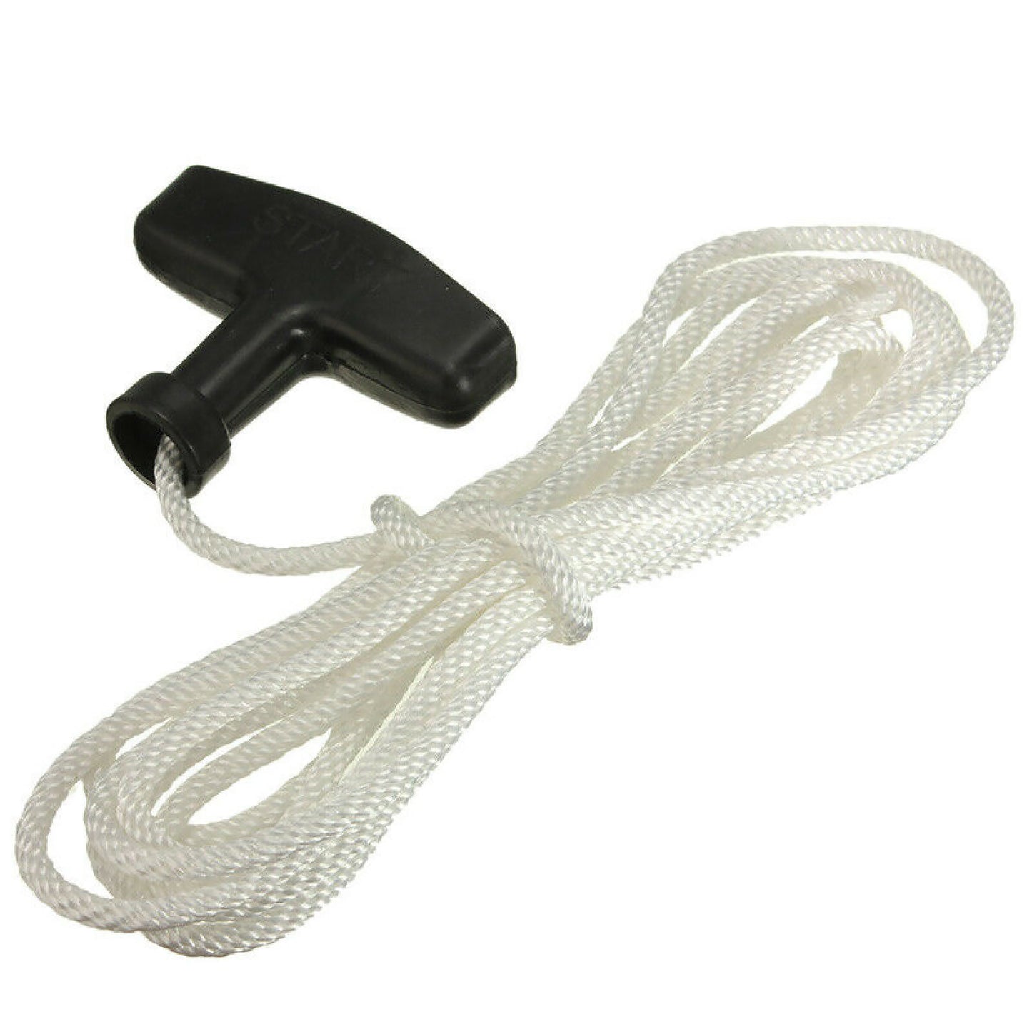 Plastic& Polyester Starter Line Rope With Pull Handle For Petrol Lawnmowers b