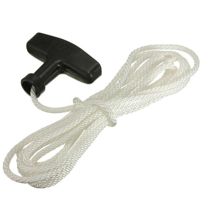 Plastic& Polyester Starter Line Rope With Pull Handle For Petrol Lawnmowers b