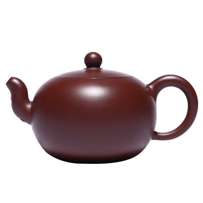 5.1"Collect Chinese Yixing Zisha Pottery Purple Zhu Clay 200ML Ball Holes Teapot