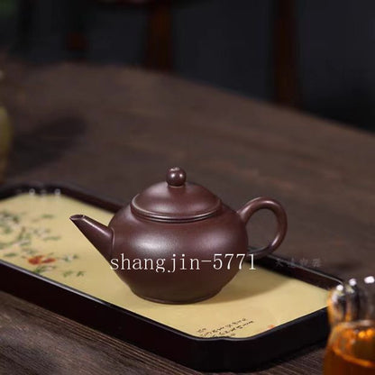 On Sales Real Yixing Zisha Purple Clay Tea Pot Marked 7 Infuser Holes Level Pot