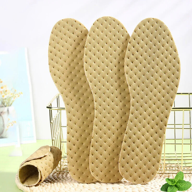 Men Women Shoes Pad Mint Deodorization Insoles Breathable Soft Comfortable Soles