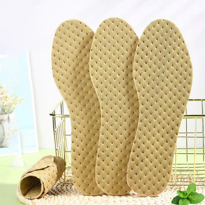 Men Women Shoes Pad Mint Deodorization Insoles Breathable Soft Comfortable Soles