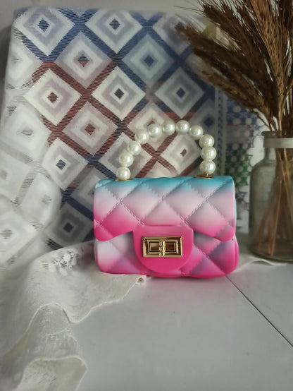 Women Mini Handbags Candy Color Jelly Crossbody Bags Girls Small Coin Pouch Baby