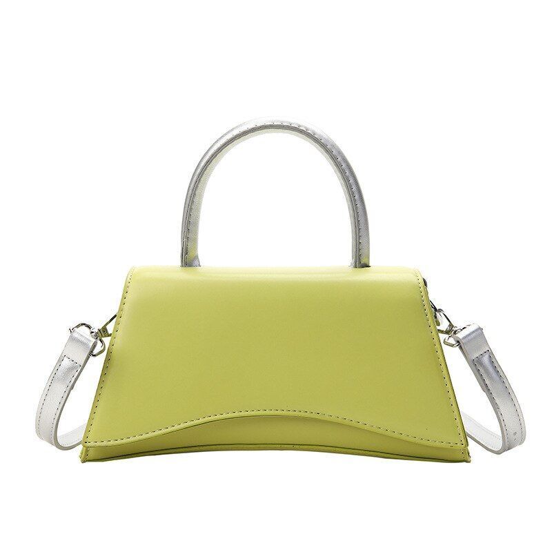 Contrast Color Small Square Bag Luxury Shoulder Fashion Messenger Bag 24*13*7 CM