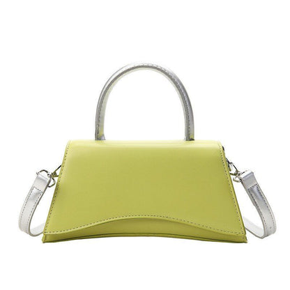 Contrast Color Small Square Bag Luxury Shoulder Fashion Messenger Bag 24*13*7 CM