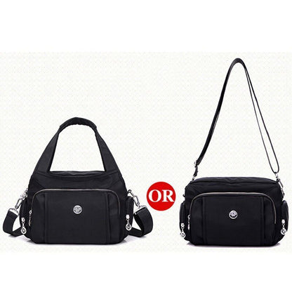 Nylon Large Messenger Bag Crossbody Handbag Waterproof Shoulder Bags 31*12*20 CM