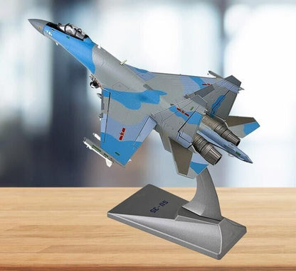 1:72 31CM China SU-35 Fighter Plane Diecast Military Aircraft Aeroplane Model