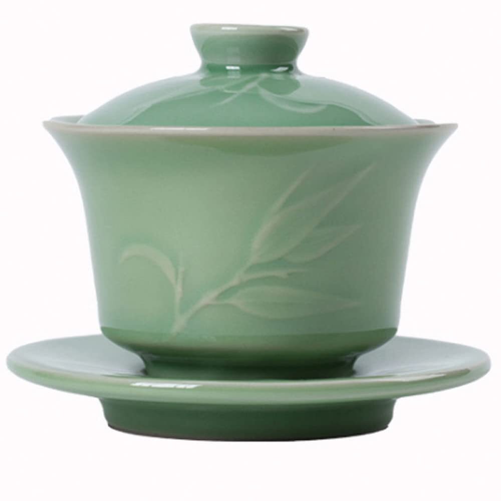 180ml Ceramic Tea Bowl Kung Fu Tea Set Chinese Home Gaiwan Tea Tureen Decor