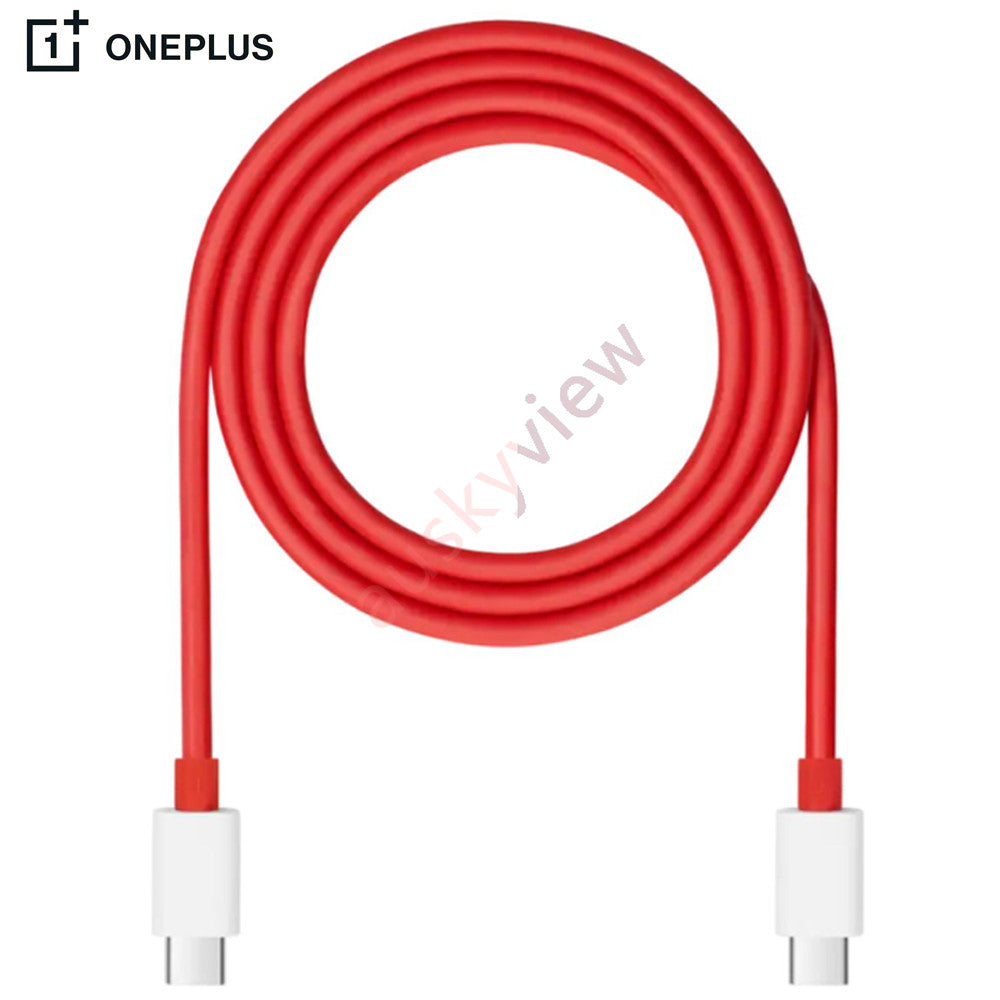 OnePlus SUPERVOOC Type‑C to Type‑C Cable (12A, 1m, Red) – 150W Flash Charge