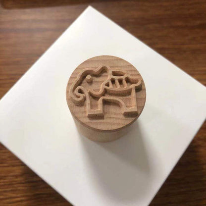 Pottery Stamp Clay Wooden Modeling Textured Pattern Ceramic Embossing Seal Tools